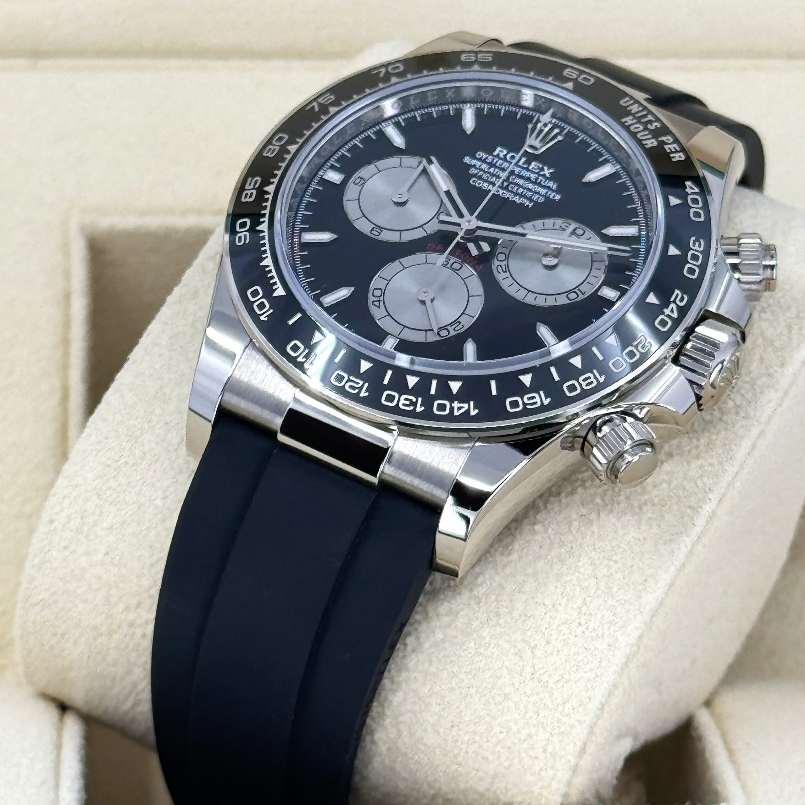 Rolex Cosmograph Daytona 40mm, 18k White Gold, Ref# 126519ln-0002 - Image 4
