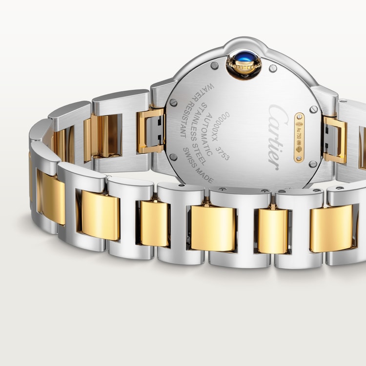 Unworn Cartier Ballon Bleu, Stainless Steel and 18k Yellow Gold, 36mm, Ladies, Ref# W2BB0038, box and papers - Image 3