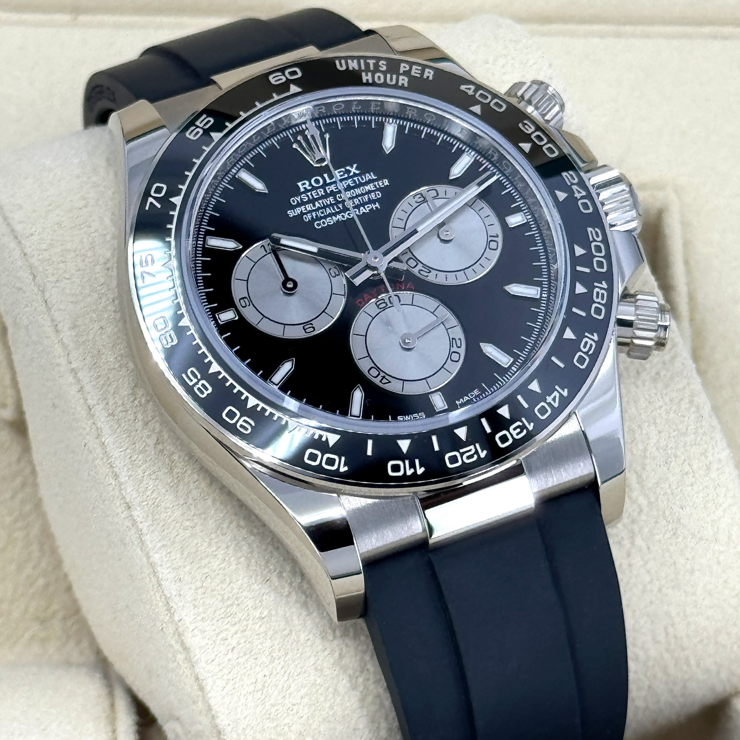 Rolex Cosmograph Daytona 40mm, 18k White Gold, Ref# 126519ln-0002 - Image 3