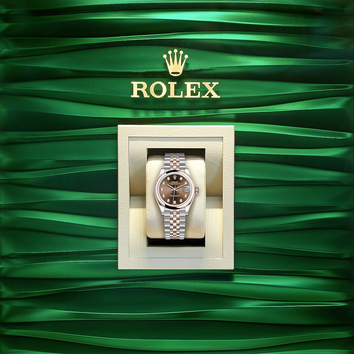 Rolex Datejust 31, Oystersteel and Everose gold, Ref# 278241-0028 - Image 4