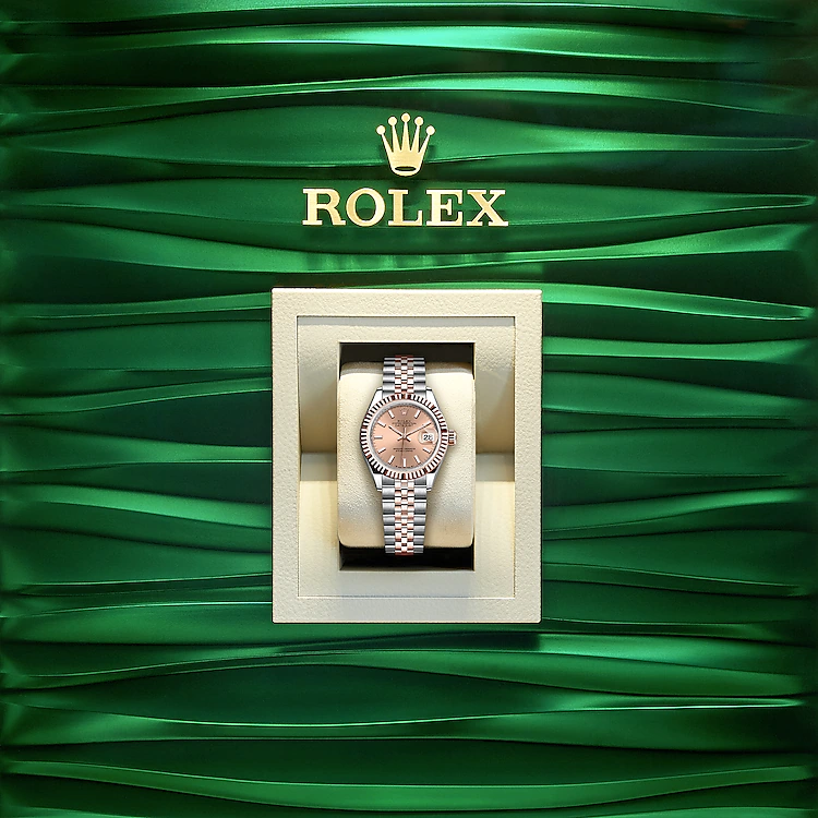Rolex Lady-Datejust 28, Oystersteel and 18k Everose Gold, Ref# 279171-0023 - Image 5